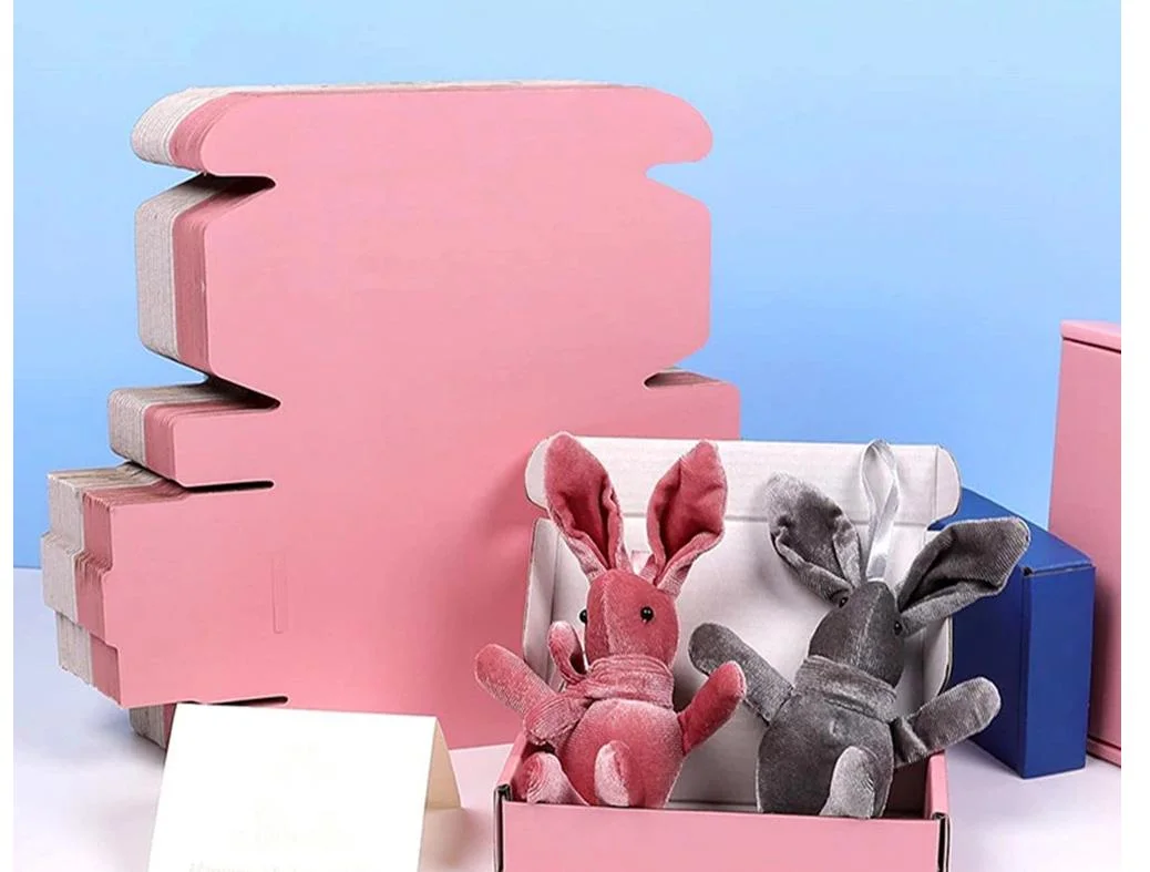 Custom Logo Colorful Corrugated Display Cardboard Gift Fruit Packaging Shipping Mailing Storage Thickened Paper Gift Packaging P. O. Boxes