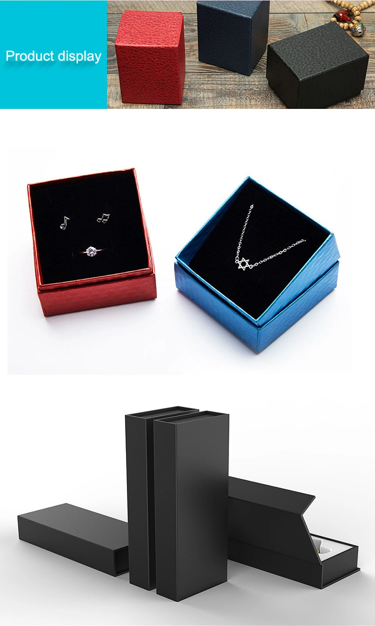Wholesale Cheap Promotional Retro Custom Logo Fancy Printing Luxury Jewelry Small Storage Gift Cardboard Cosmetic Brand Paper Gift Box Packaging