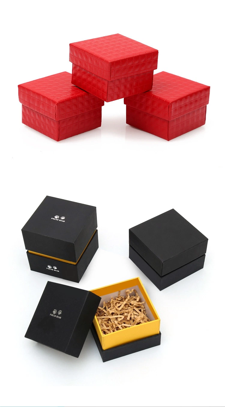 Wholesale Cheap Promotional Retro Custom Logo Fancy Printing Luxury Jewelry Small Storage Gift Cardboard Cosmetic Brand Paper Gift Box Packaging