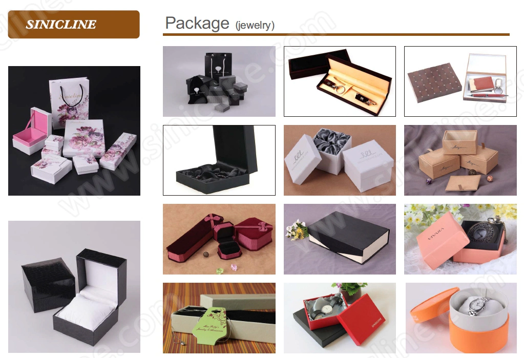 Sinicline Custom Pink Foldable Paper Box with Ribbon