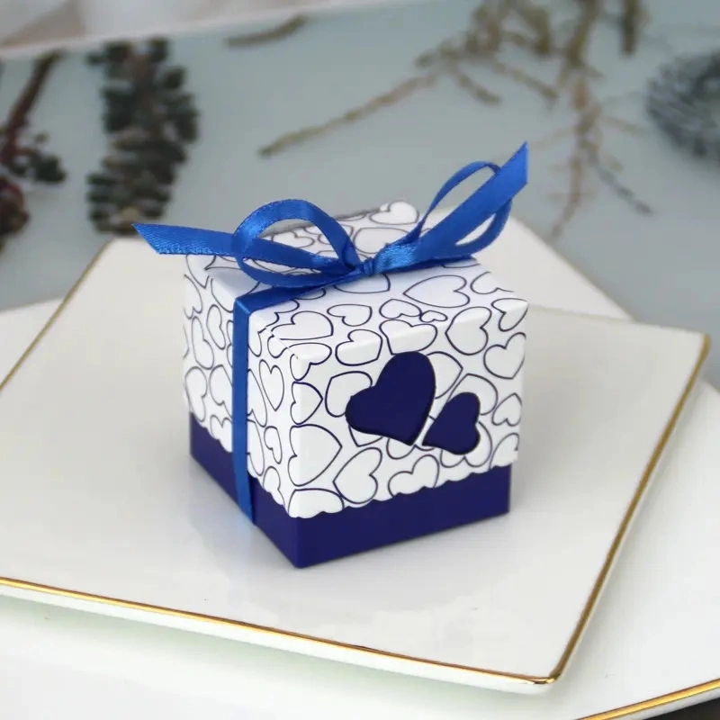 Wedding Birthday Candy Decorative Packaging Small Favor Sweet Gift Paper Box