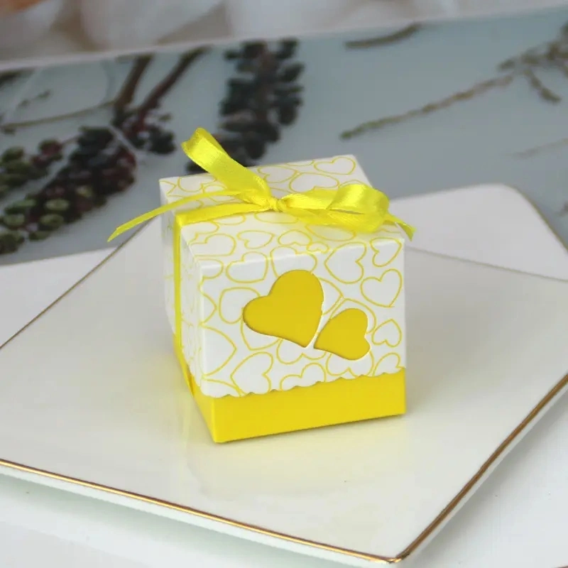 Wedding Birthday Candy Decorative Packaging Small Favor Sweet Gift Paper Box