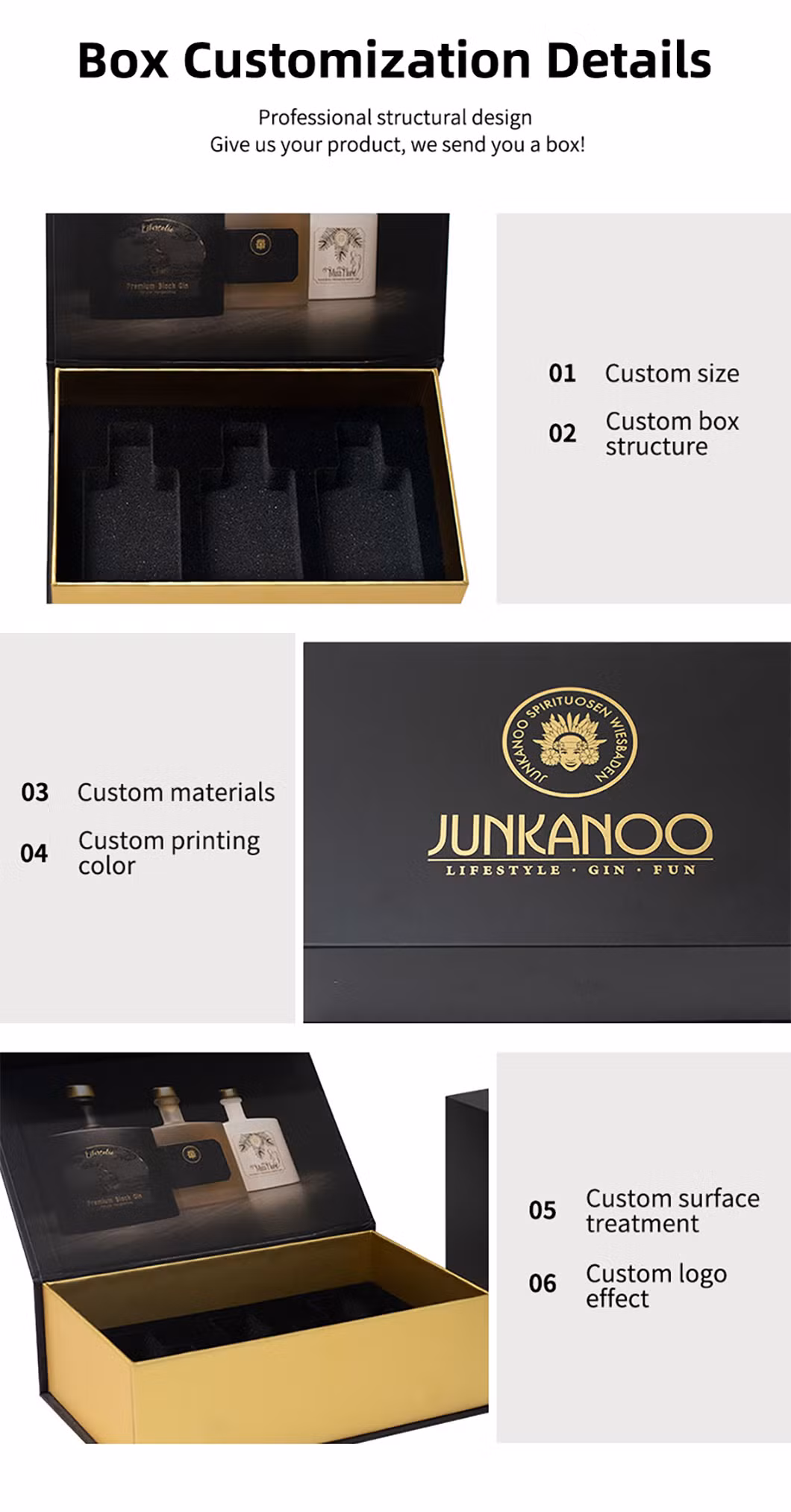 Hot Luxury Magnetic Gift Box Packaging Ribbon Handle Folding Custom Logo Hard Rigid Cardboard Paper Black Pink Clothing Insert Box