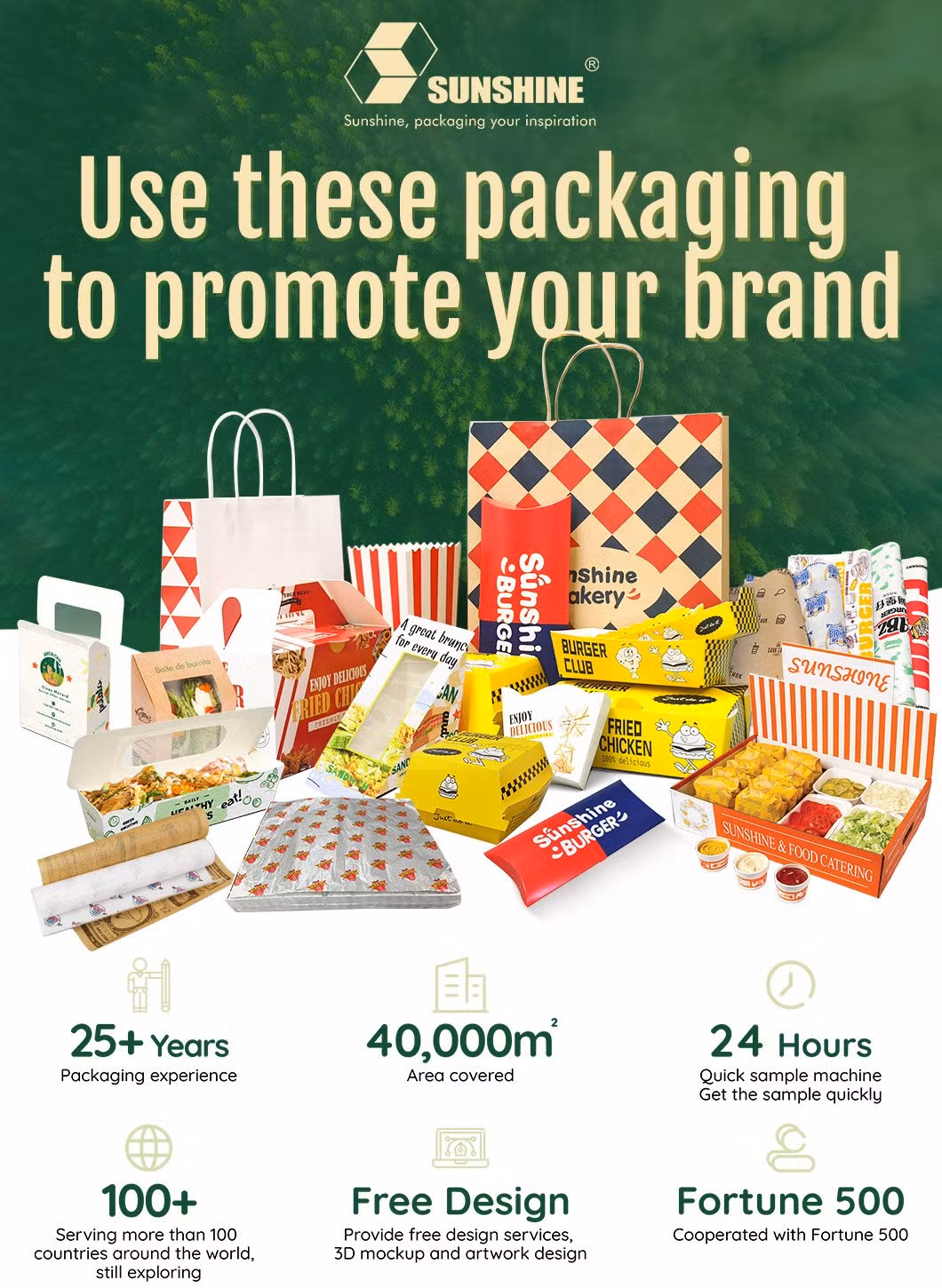 Wholesale Custom Logo Food Grade Kids Meal Takeout Container Candy Pastry Brown Kraft Paper Cookie Cardboard Packaging Boxes with Handle