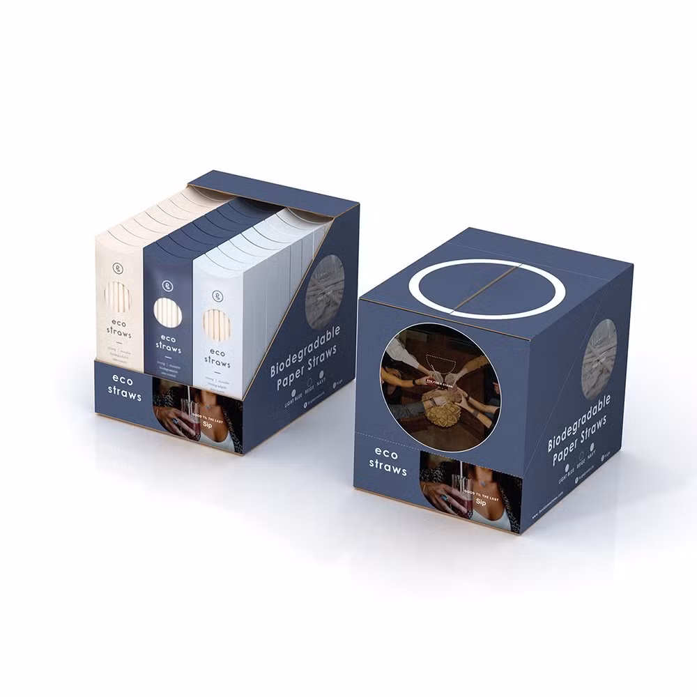 Custom Box Shape Square Corrugated Hard Cardboard to Wrap Candles Candy Snack for Retail Shop Supermarket Tray Display Paper Box