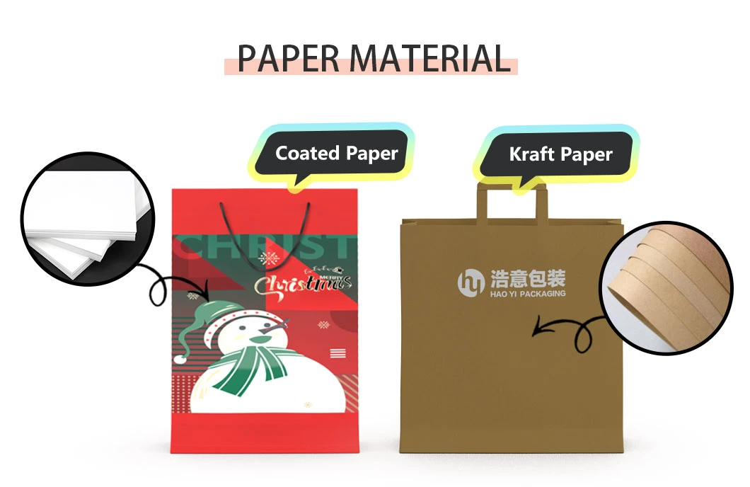 Custom Wholesale Printing Logo Paper Shopping Gift Kraft Bag for Jewelry Packaging