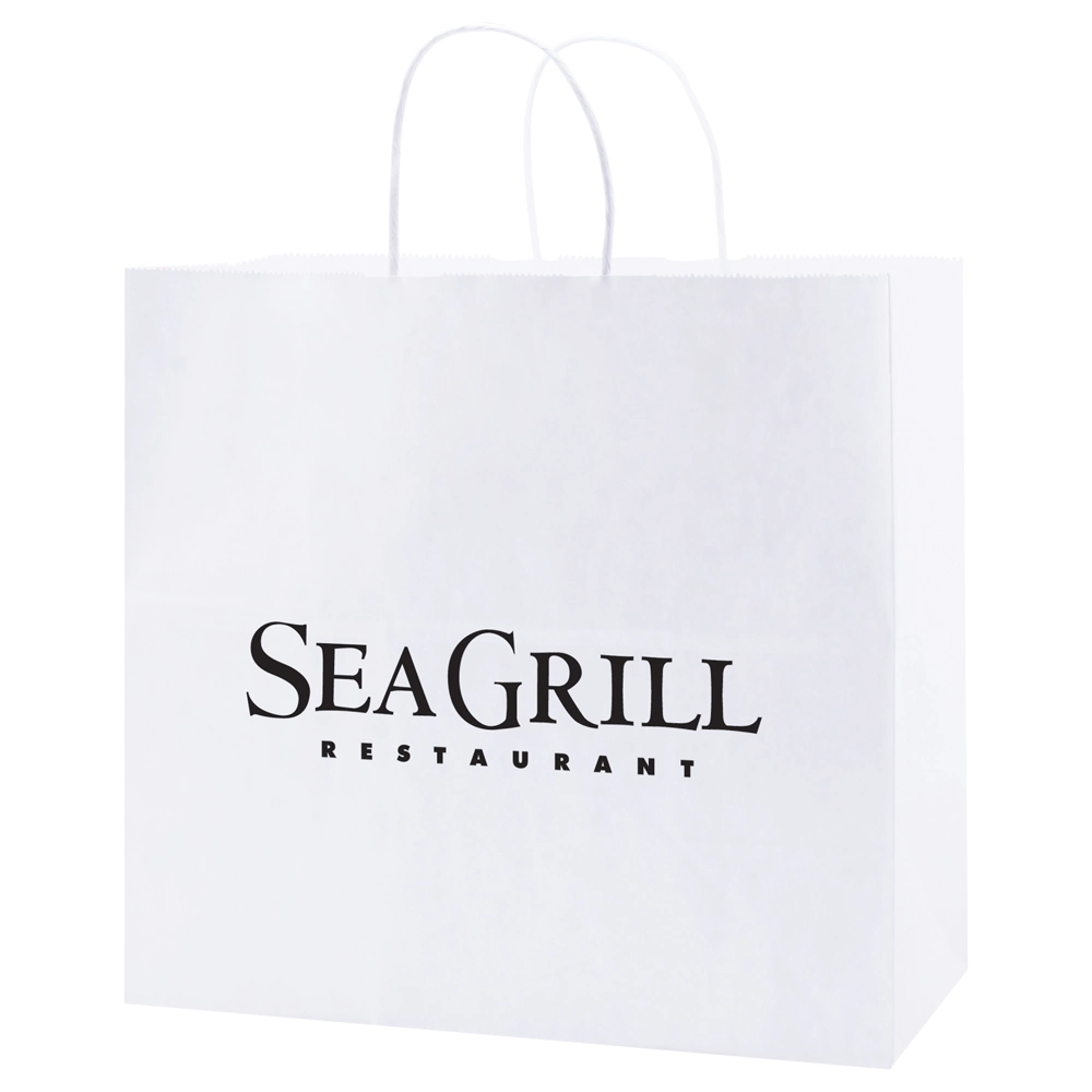 Premium Cake Takeout Kraft Paper Bag for Bakery with Logo