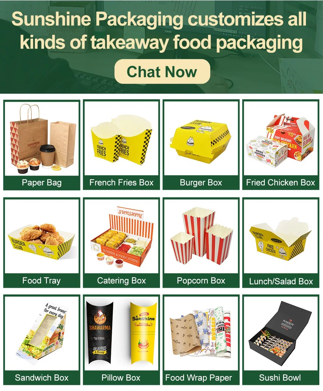 Disposable Takeaway Food Containers Brown Kraft Paper Take out Food Lunch Boxes