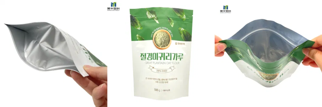 Custom Digital Printing Small MOQ Biodegradable Snack Fruit Chips Stand up Pouch Matt Mylar Bag with Handle Zipper Zip Lock Food Grade Plastic Packing Packaging