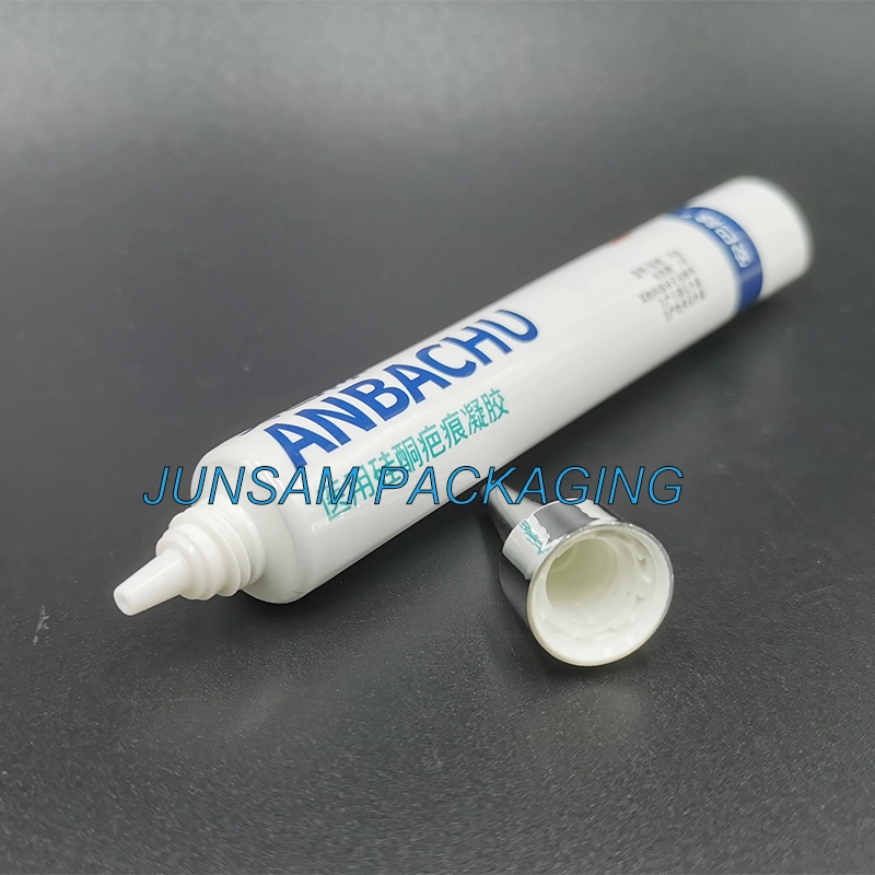 Scar Removal Gel Use Aluminum Barrier Laminated Tube with Different Cap