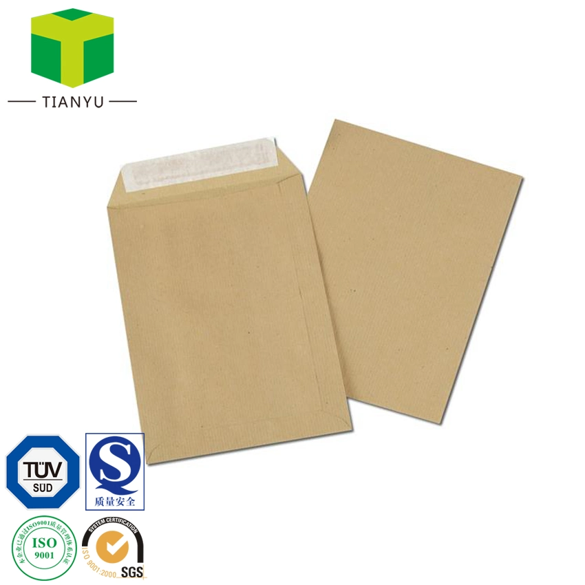 Custom 100% Biodegraduable Kraft Paper E-Commerce Mailing Delivery Packaging Small White or Brown Mail Bags for Clothes Gift on-Line Shop