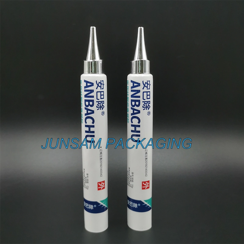 Scar Removal Gel Use Aluminum Barrier Laminated Tube with Different Cap