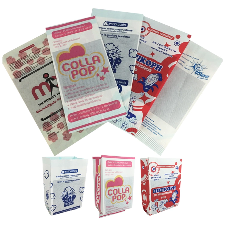 OEM/ODM China Manufacturer Small Paper Pouch Microwave Popcorn Packaging Bag