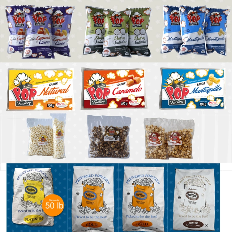 OEM/ODM China Manufacturer Small Paper Pouch Microwave Popcorn Packaging Bag