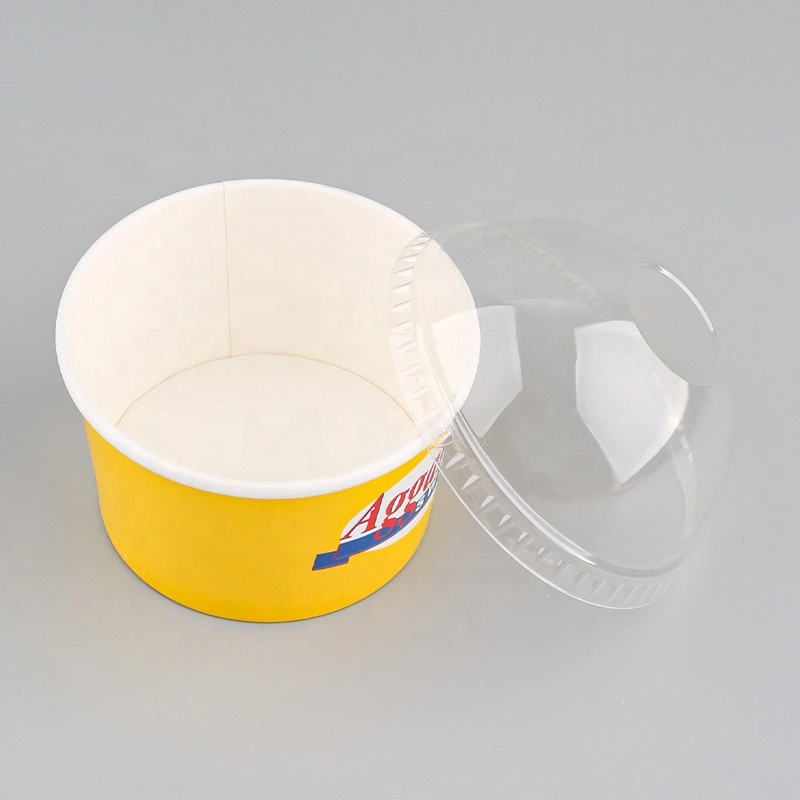 Paper Plates &amp; Bowls Hot Sale Disposable Kraft Paper Soup Bowl with Paper Lid PE Laminated