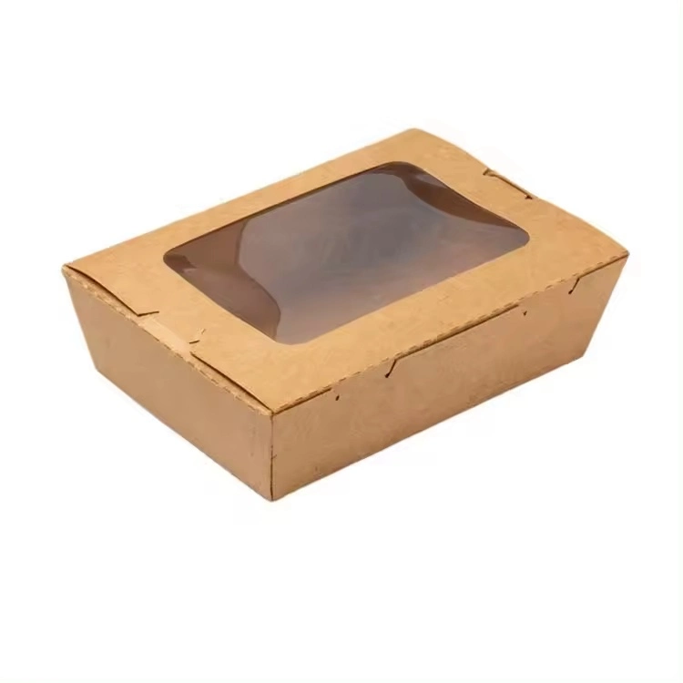 Wholesale Custom Logo Printed Brown Kraft Paper Pizza Box Food Packaging Container Box