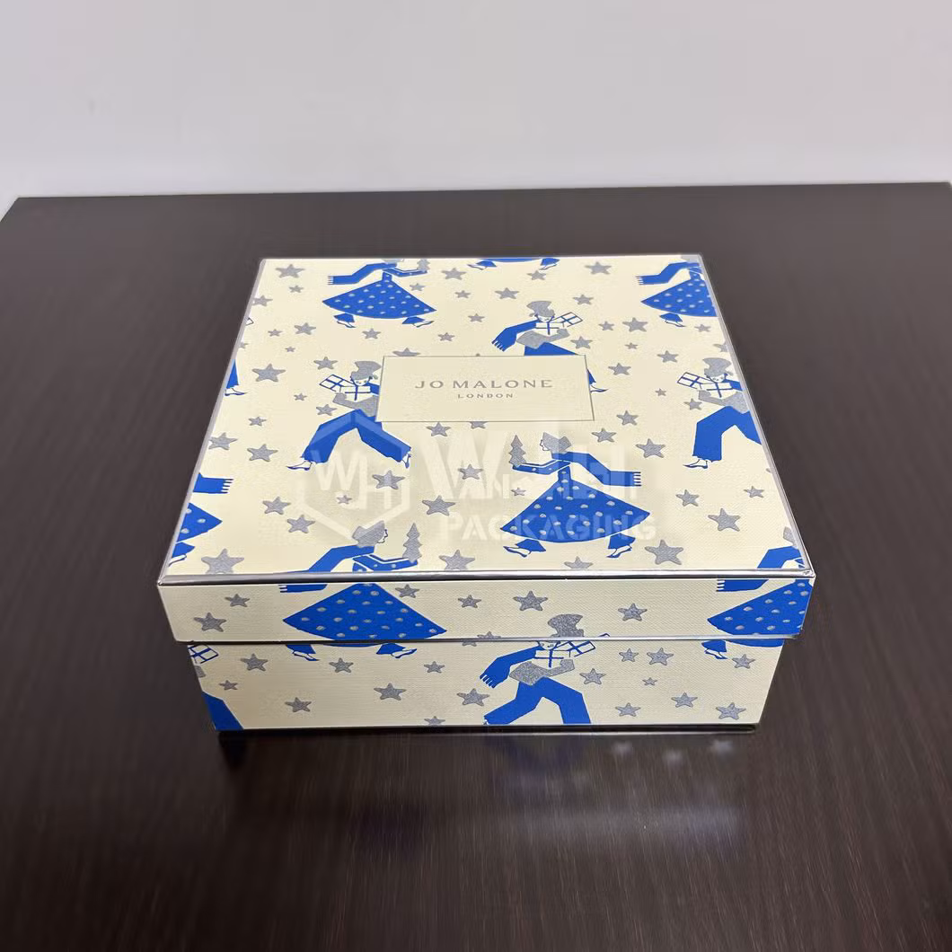 OEM Custom 210GSM/230GSM Thickness Pinky/Purple/Grey Available Color Brown Paper Gift Box