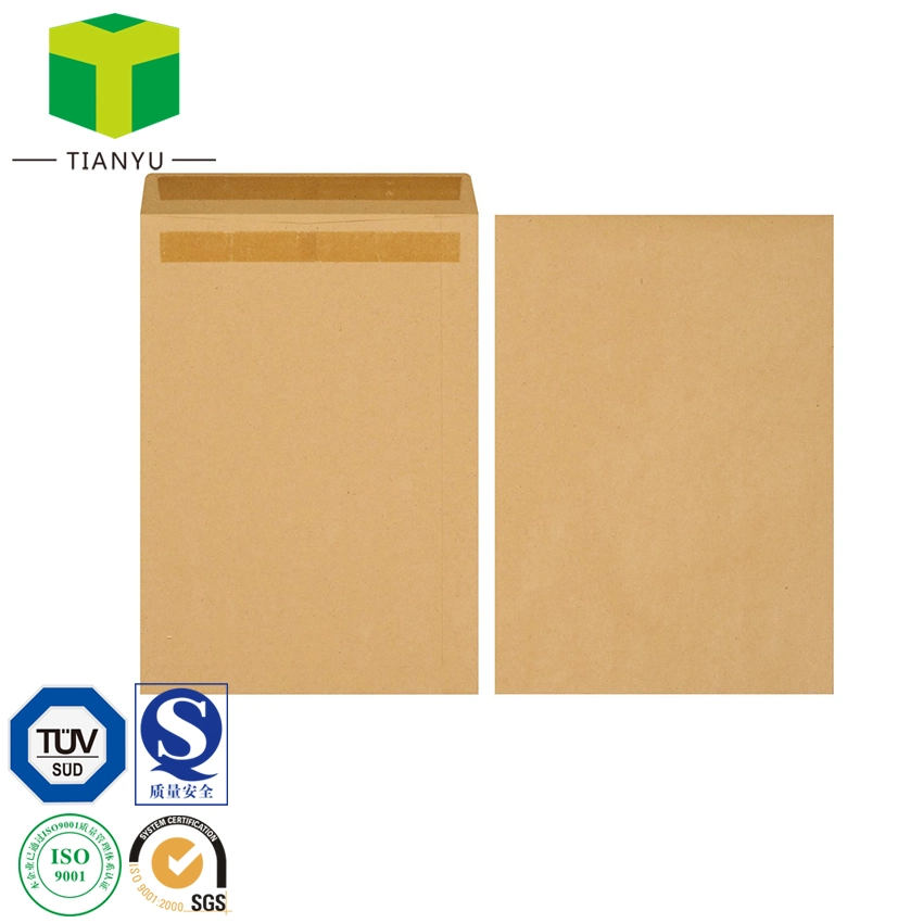 Custom 100% Biodegraduable Kraft Paper E-Commerce Mailing Delivery Packaging Small White or Brown Mail Bags for Clothes Gift on-Line Shop