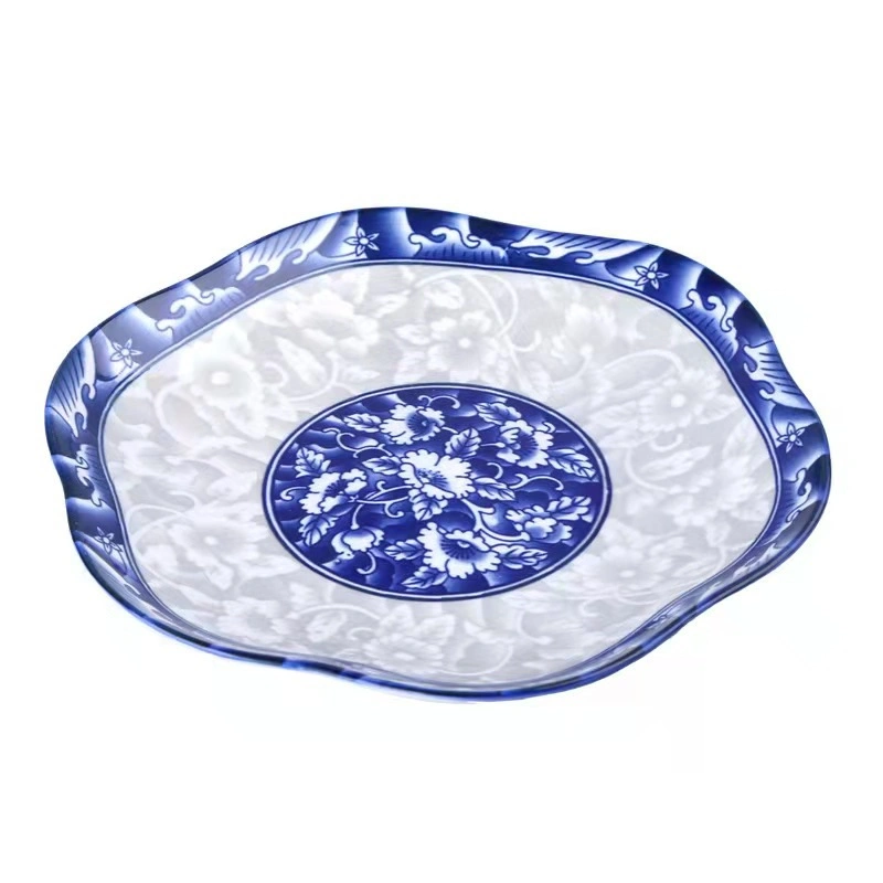 Plates Ceramic Sets Steel Dinnerware Chinese Blue and White Stainless Prices Steel+Plates Bone Wedding Tableware China Plate