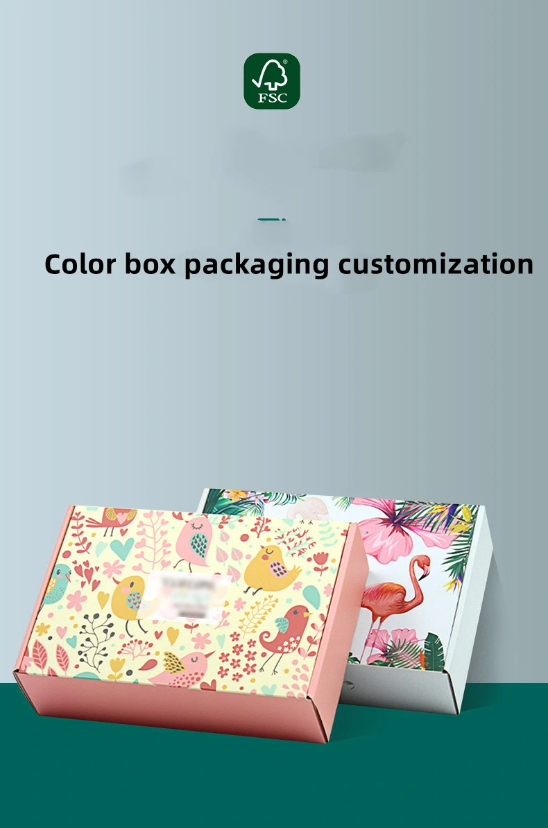 Custom Design Recyclable Square Flower Candle Jars Toy Makeup Clothing Dress Candle Carton Corrugated Paper Mailer Box