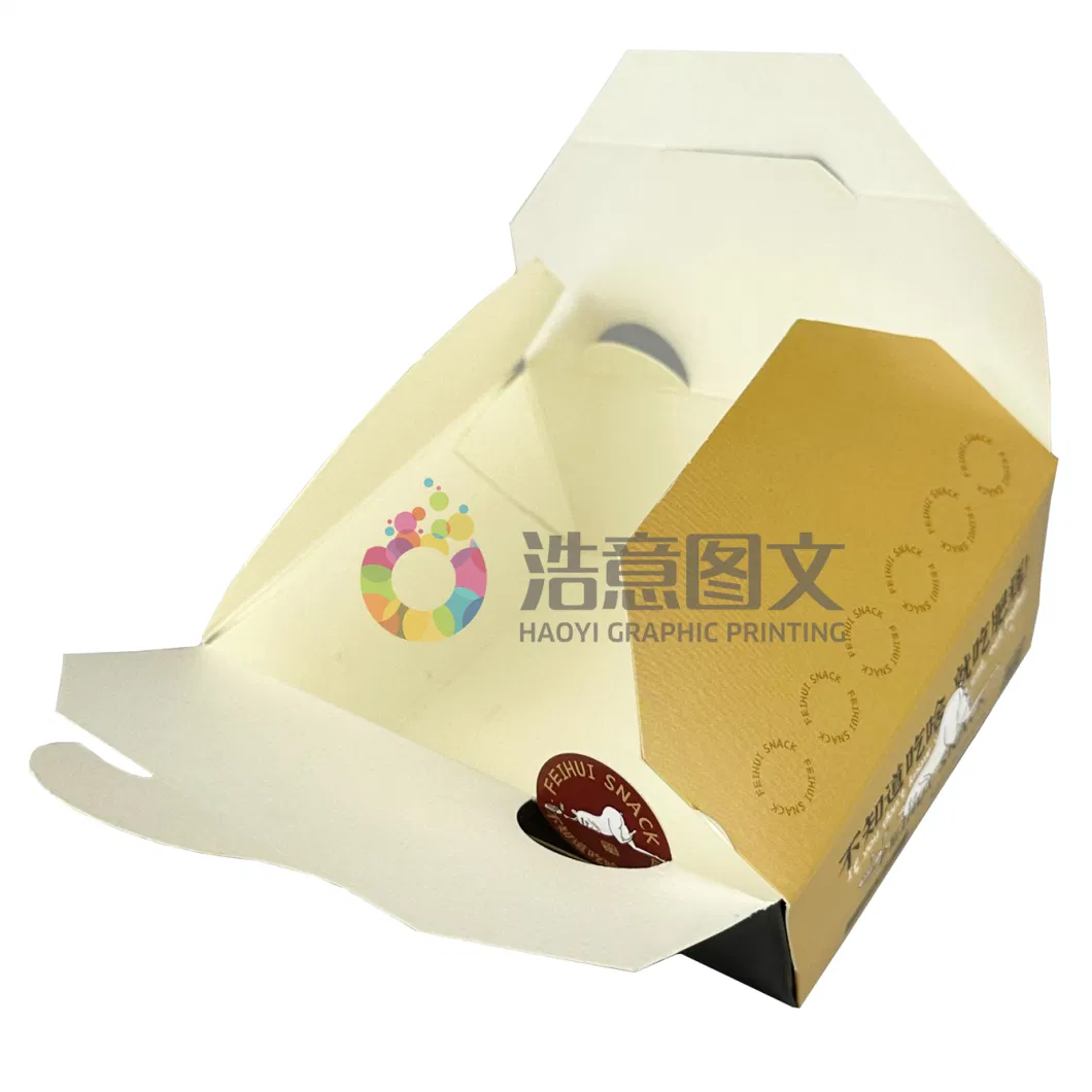 China Wholesale Paper Gift Box for Hamburger Hotdog Chips Packaging