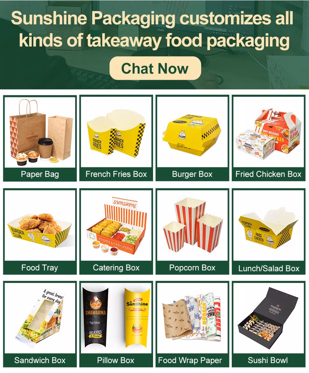 Wholesale Custom Logo Food Grade Kids Meal Takeout Container Candy Pastry Brown Kraft Paper Cookie Cardboard Packaging Boxes with Handle