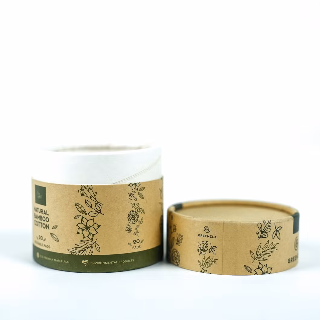Craft Paper Packaging Box Coffee Tea Packaging Cylinder Box Tube Food Round Cylinder Cardboard