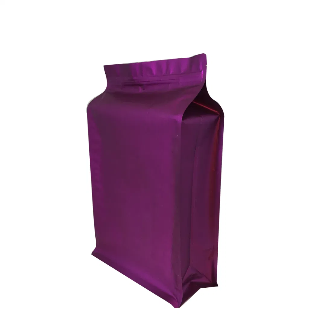 Food Packaging Bag Flat Bottom Pouch with Zipper Spice/Seasoning/Pepper Plastic Packaging Bags