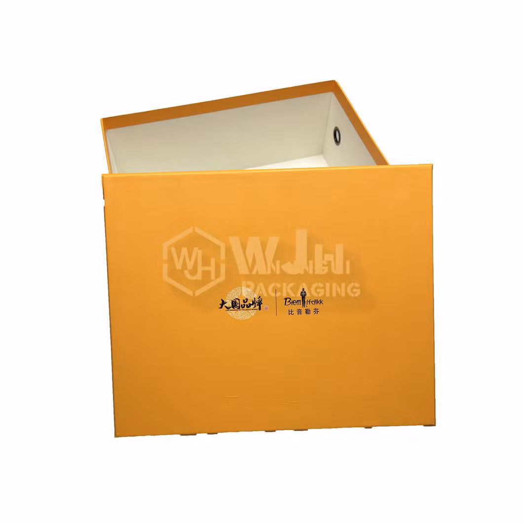 OEM Custom 210GSM/230GSM Thickness Pinky/Purple/Grey Available Color Brown Paper Gift Box