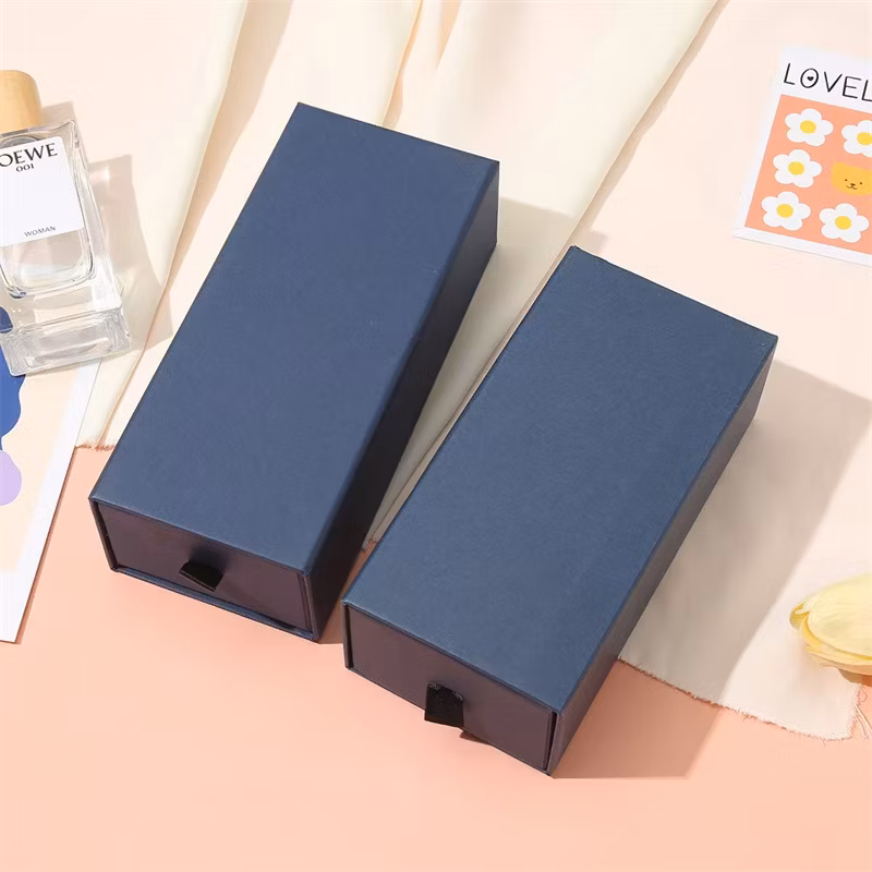 Custom Eyeglasses Packaging Box Case Hard Paper Drawer Storage Glasses Box Perfume Gift Cardboard Slide Packing Boxes