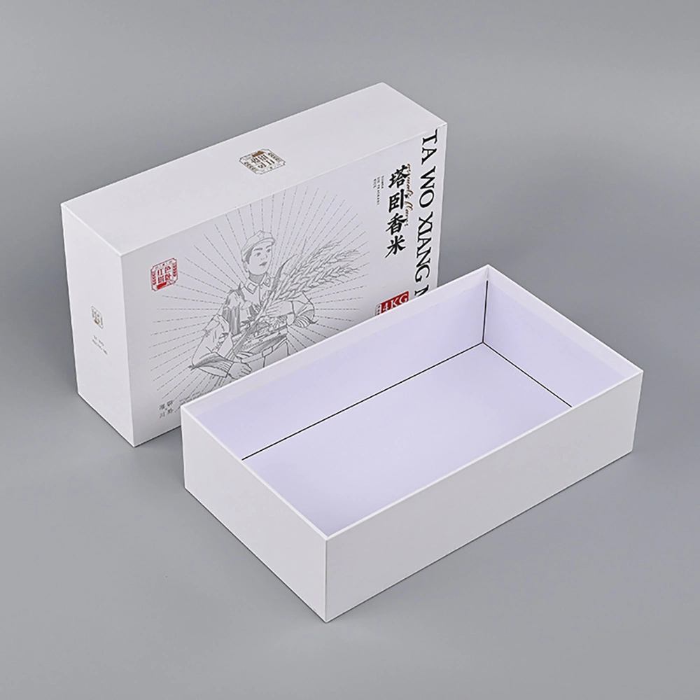 Custom Printed Corrugated Carton Gift Kraft Foldable Cardboard Food Printed Paper Box
