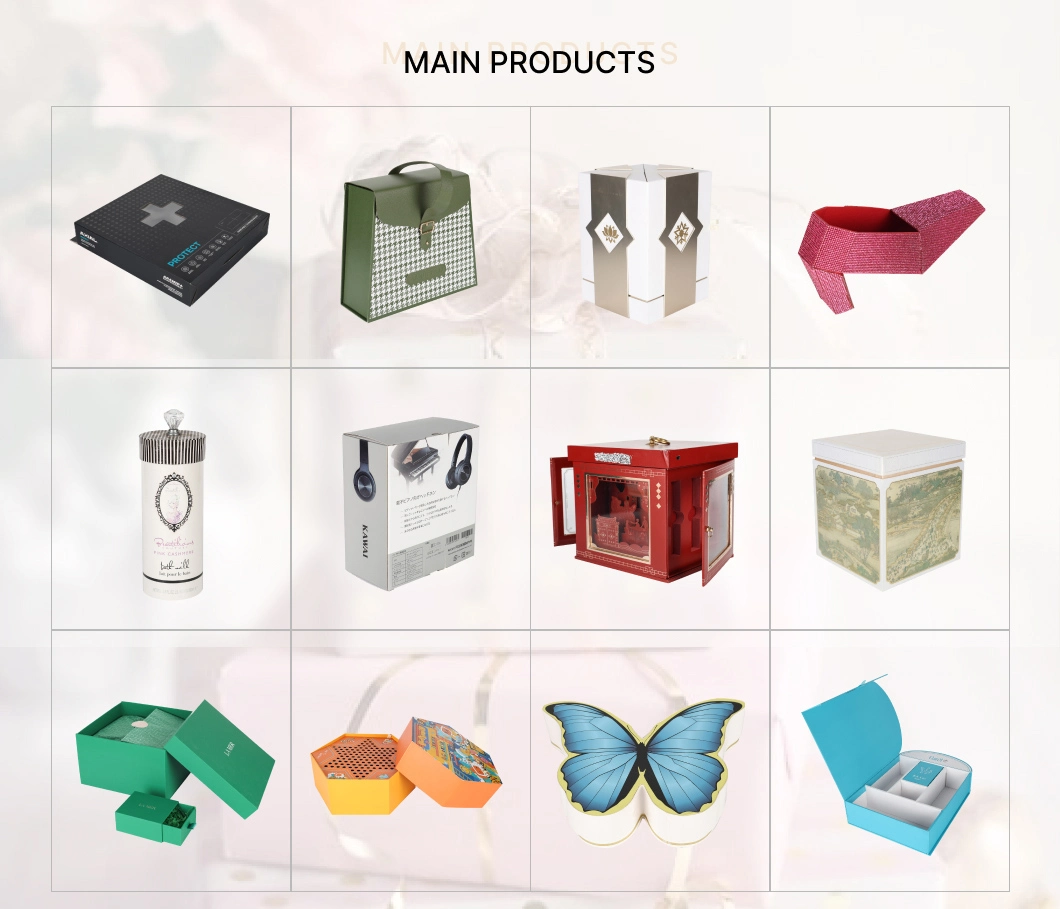 Custom Packaging Storage Packing Rectangle Green Food Corrugated Cardboard Paper Folding Box