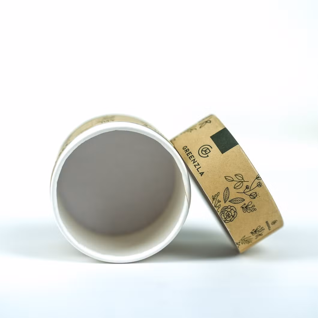 Craft Paper Packaging Box Coffee Tea Packaging Cylinder Box Tube Food Round Cylinder Cardboard