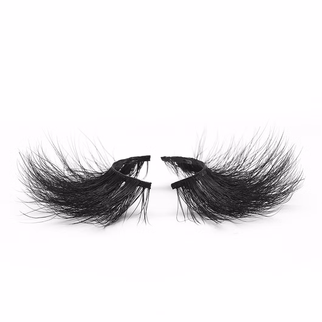 Klon05 Eyelash Eyelashes Free Sample Custom Fluffy Eyelash Packing 25mm Private Label Silk False Eyelashes Container 3D Mink Lashes Dropshipping
