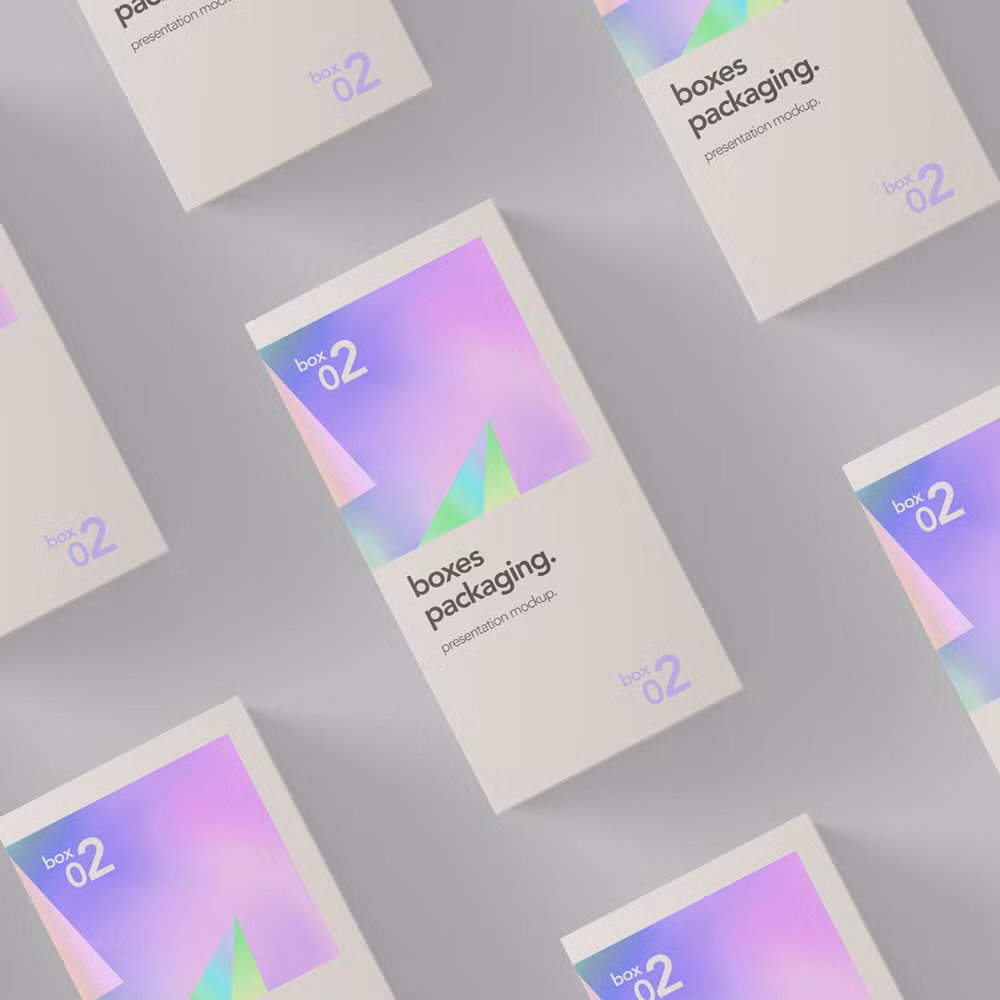 Custom Wholesale Holographic Shiny Cosmetic Bottle Folding Paper Box
