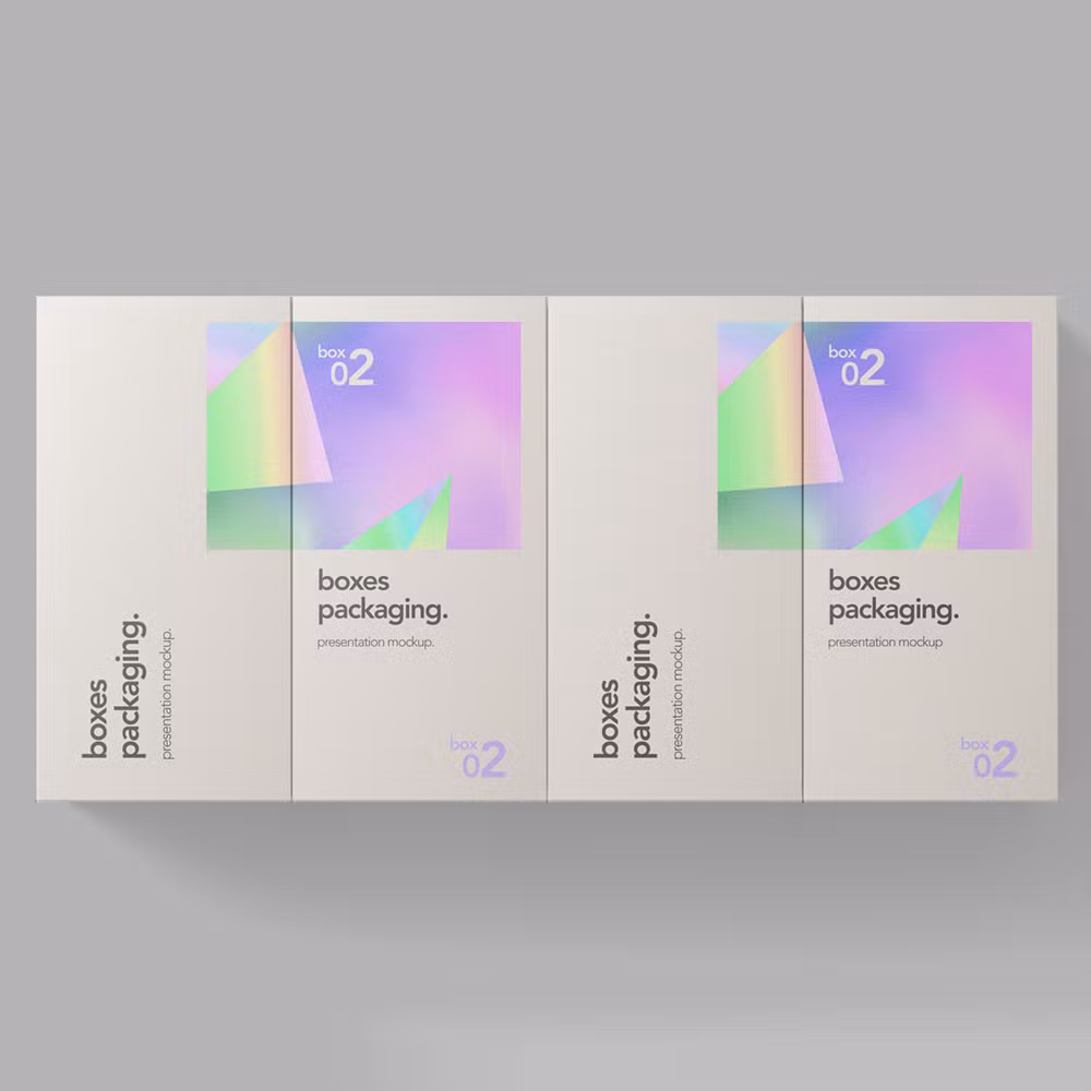 Custom Wholesale Holographic Shiny Cosmetic Bottle Folding Paper Box