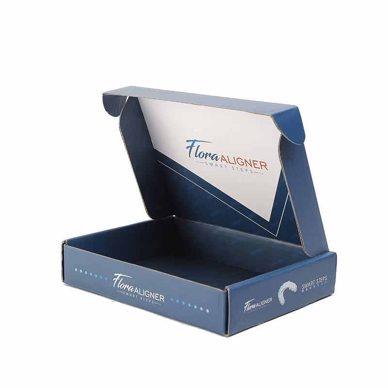 Luxury Folding Marble Mailer Boxes Wholesale Stock Packing Box Corrugated Packaging Cardboard Paper Gift Rigid Shipping Box