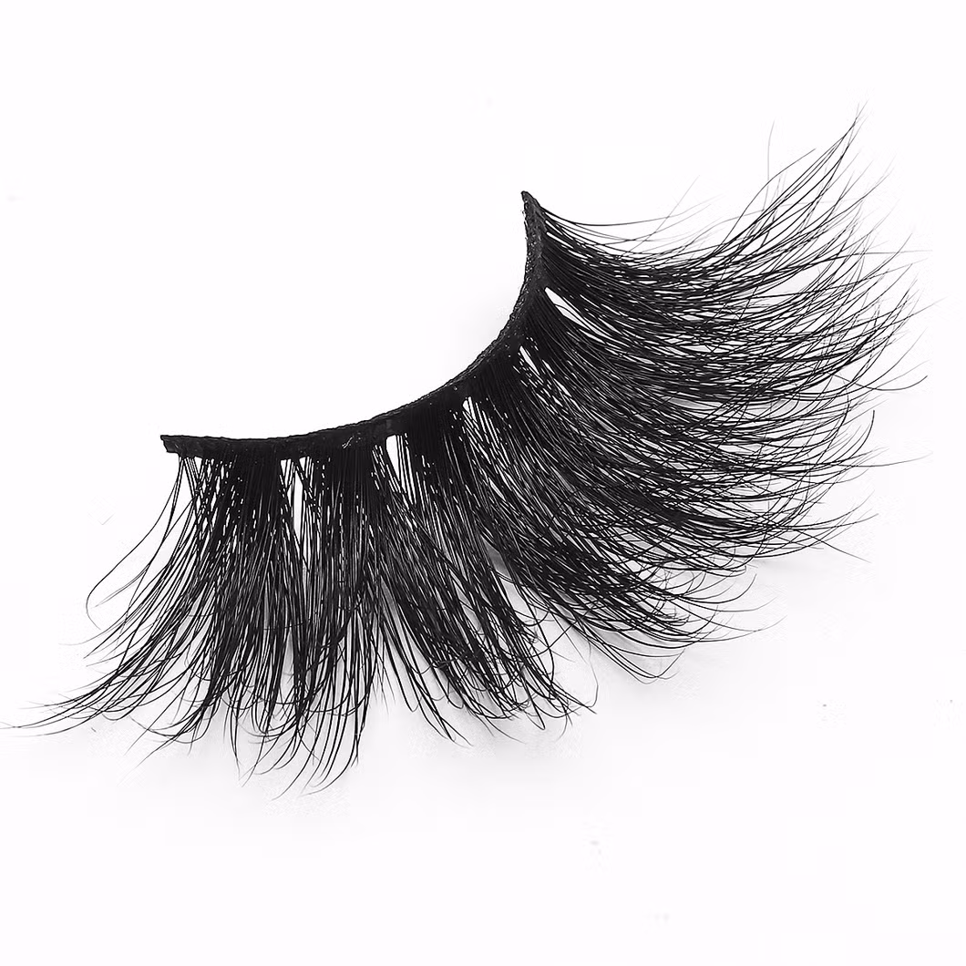 Klon05 Eyelash Eyelashes Free Sample Custom Fluffy Eyelash Packing 25mm Private Label Silk False Eyelashes Container 3D Mink Lashes Dropshipping