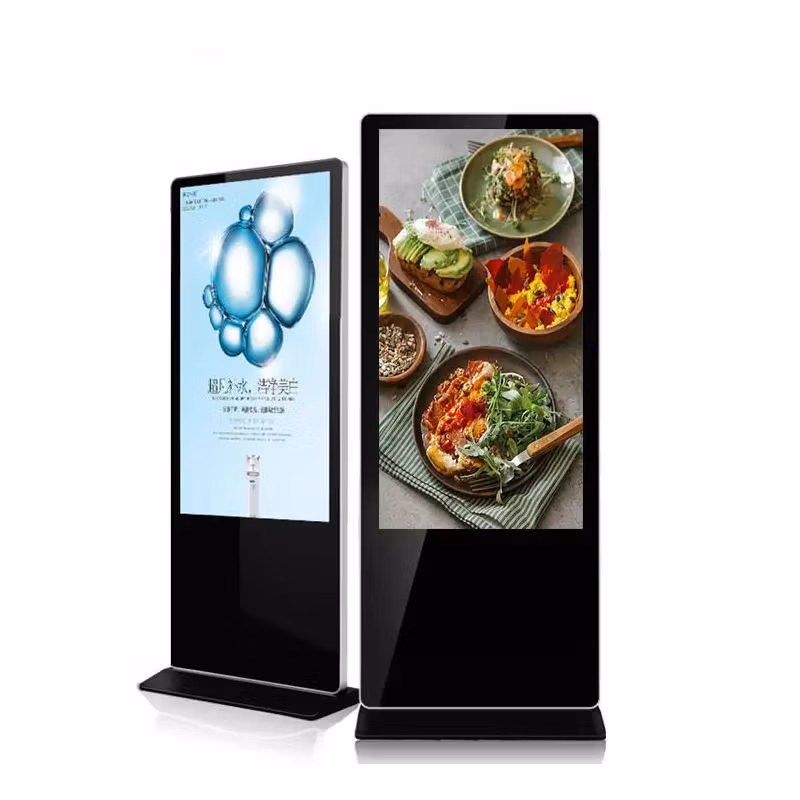 Interactive Display Signage LCD Display Monitor Indoor Advertising Vertical Screen TV Display Screen Full Color