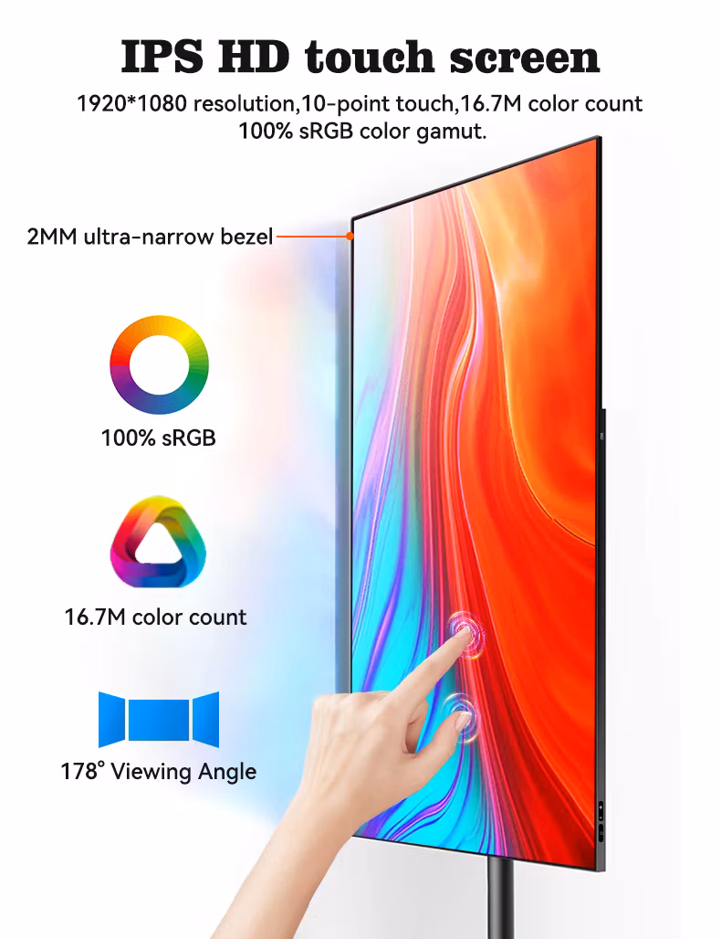 Hot Selling 21.5 Inch 27 Inch Smart Portable Smart TV Projector Best Price