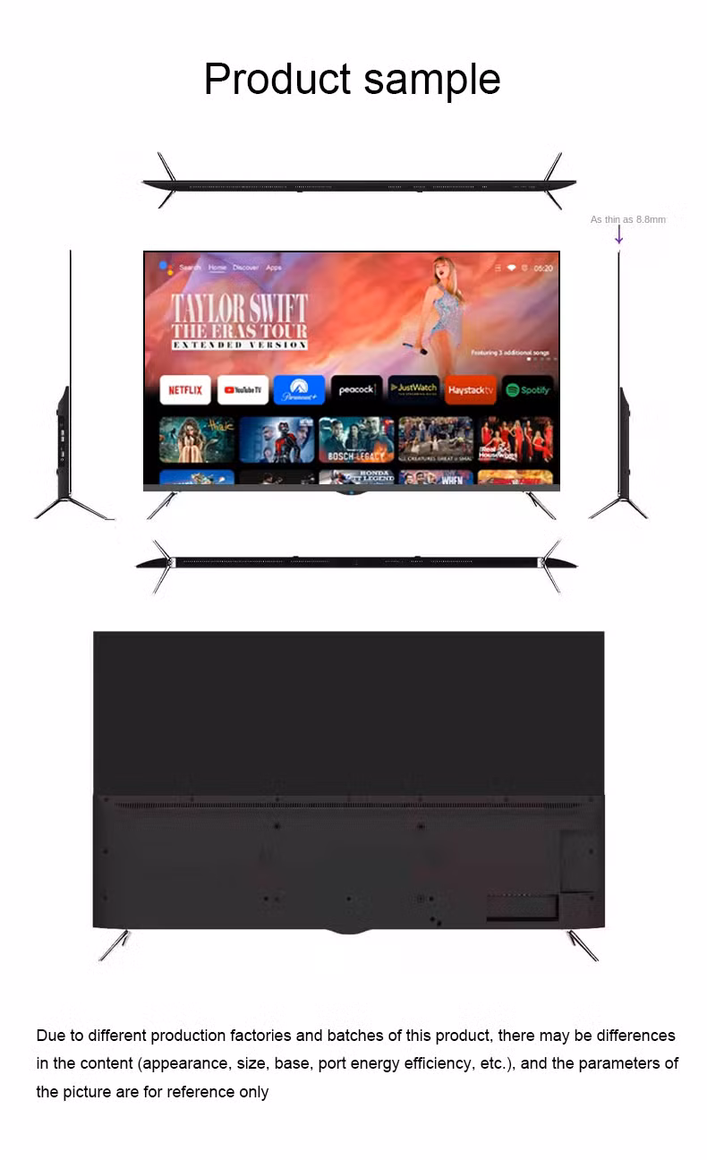 Android System 32 Inch Smart TV Best Quality 43 50 55 65 Inch OLED TV 4K HD Television Large TV Screen