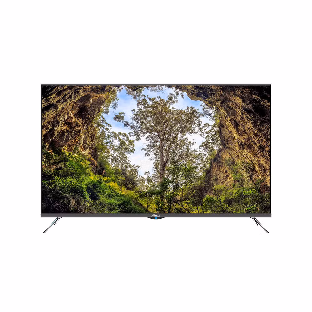 Top Sale in China 55 Inch Smart TV Double Glass 4K UHD Hdr LED Television LCD Flat Screens Wif Android TV Televisions for Hotel