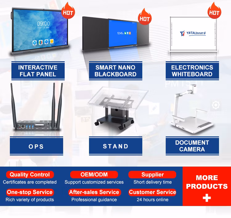 Portable TV Battery Powered 27 Inch Movable LCD Touch Screen Display Smart Interactive Portable TV