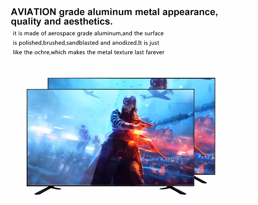32/75/85/100 Inch LCD LED Portable Multimedia Mini Televisions Digital HD Explosion-Proof Android Touch Screen Smart TV