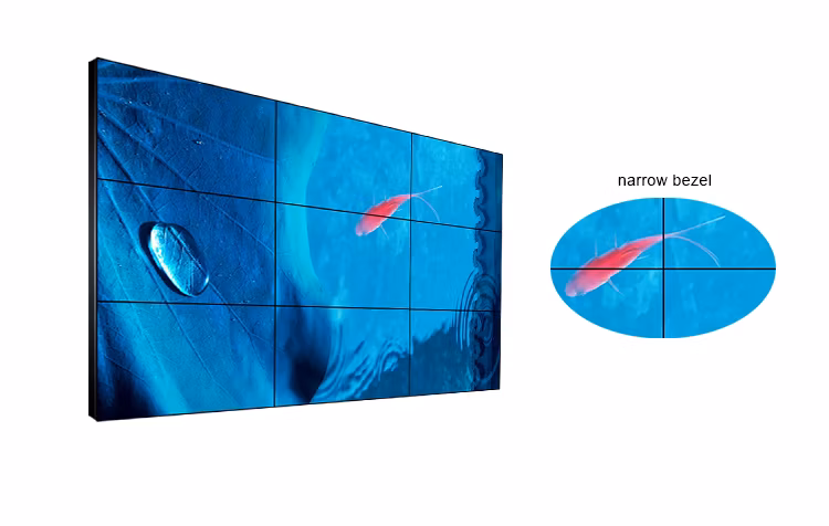 New Arrival Indoor 3.5mm Controller 2X2 Mount 4K Advertising Screen Business LCD Video Wall
