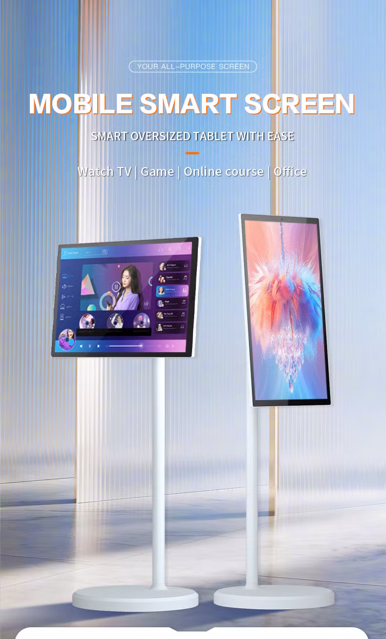27" Inch Smart TV Screen Portable Android Tablet with 5MP Camera