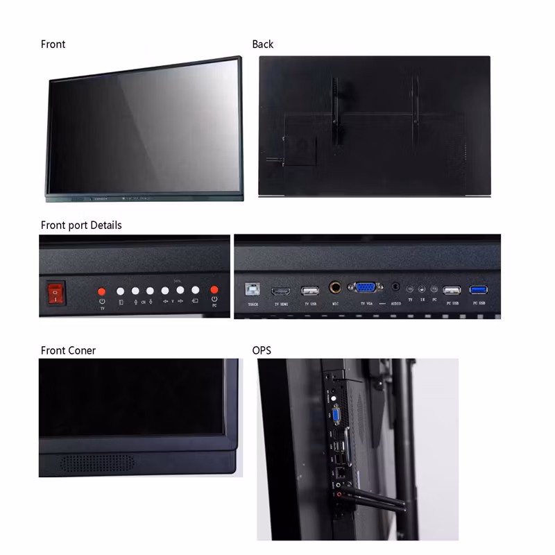 85" Interactive Touchscreen TV 4K Resolution with Android OS for Digital School