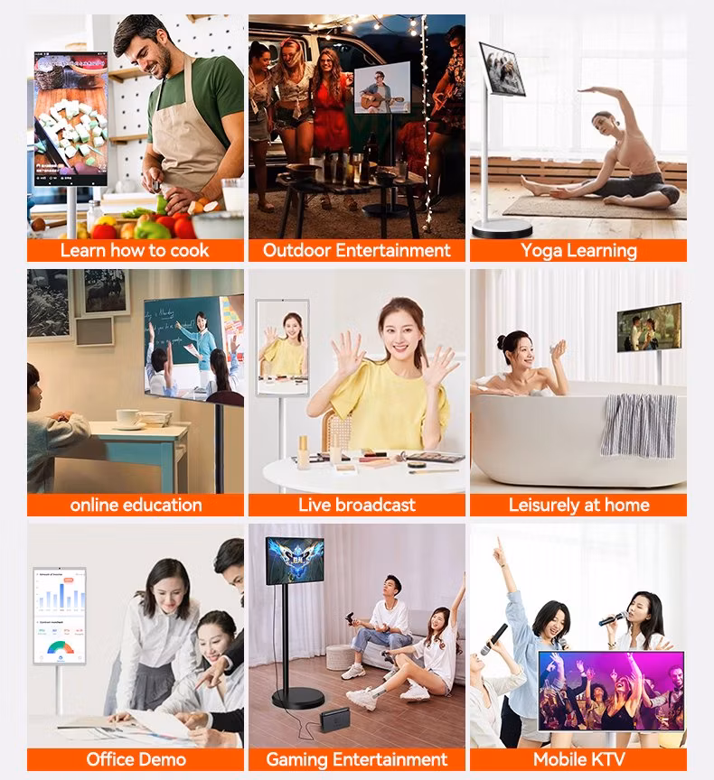 Hot Selling 21.5 Inch 27 Inch Smart Portable Smart TV Projector Best Price