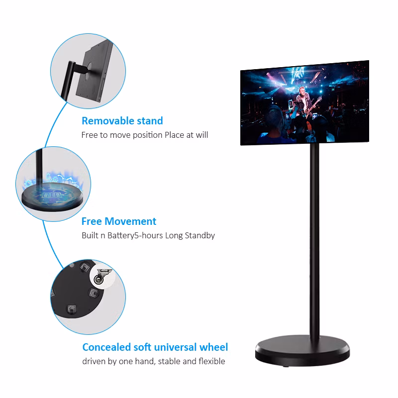 Touch Screen Advertising Monitor 21.5 27 32 Inch Android TV Elevision Portable for Home Business Gaming Smart TV