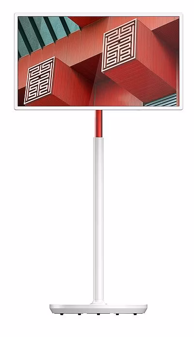32inch Movable TV with Battery Speaker Touch Adjustable Rotation 1080P Projection Display
